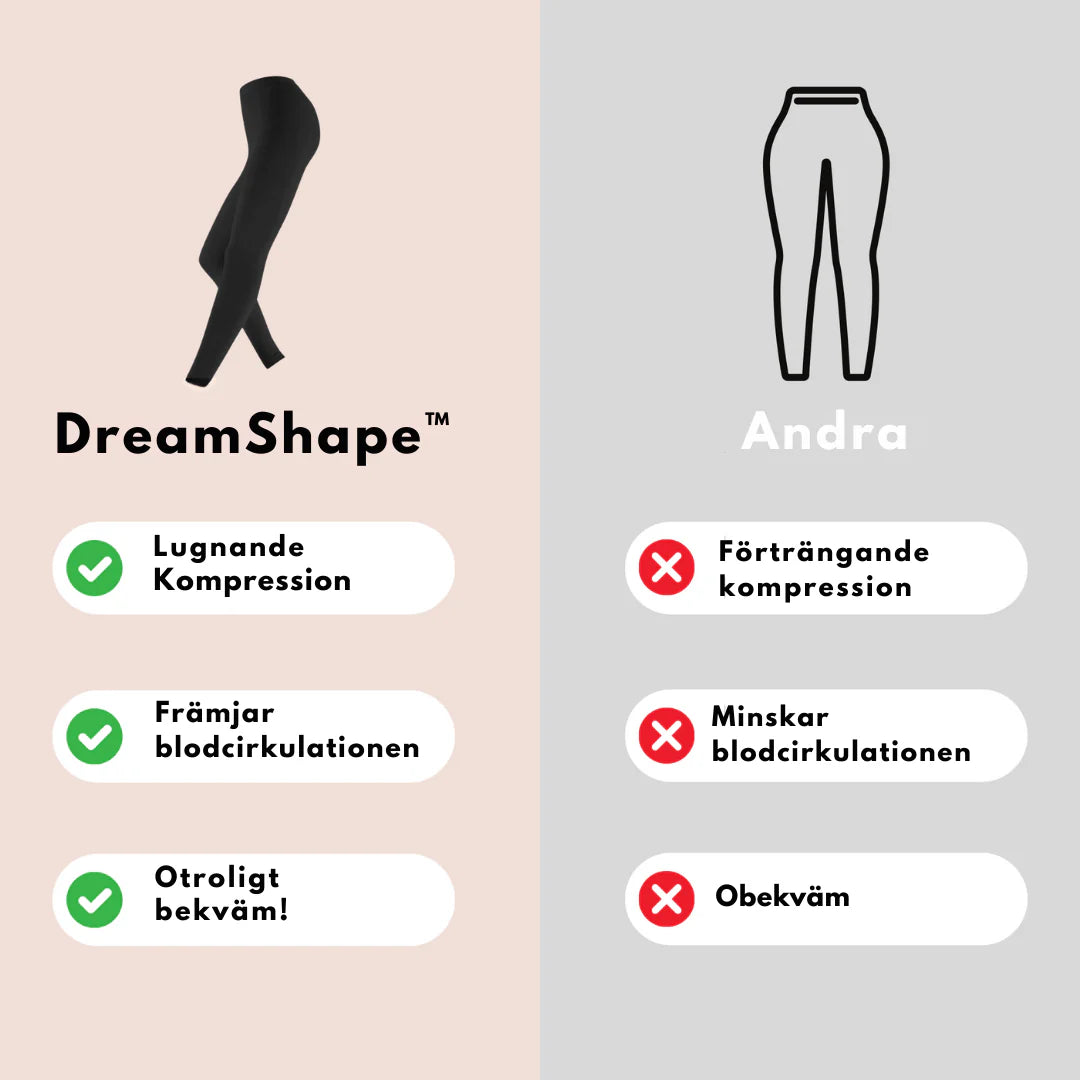 DreamShape™ - Lugnande kompressionsleggings med formande effekt - Swedenrehabs